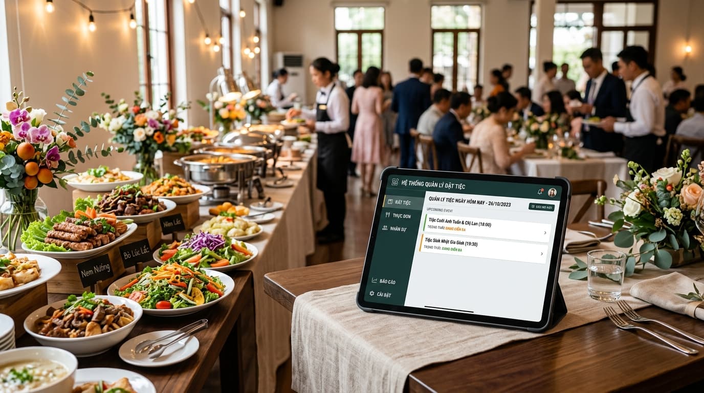 Ảnh chụp Phần Mềm Quản Lý Tiệc & Catering